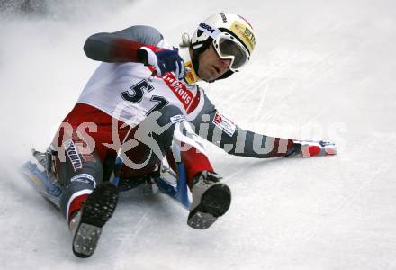 Rodeln. Oesterreichische Meisterschaft. Training.  Gernot Schwab (RTV Irdning). Frantschach, am 29.12.2007
Foto: Kuess
---
pressefotos, pressefotografie, kuess, qs, qspictures, sport, bild, bilder, bilddatenbank