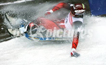 Rodeln. Oesterreichische Meisterschaft. Mathias Wild (SV Schoenberg, Tirol). Frantschach, am 29.12.2007
Foto: Kuess/Nadja Kuess
---
pressefotos, pressefotografie, kuess, qs, qspictures, sport, bild, bilder, bilddatenbank