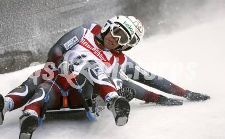 Rodeln. Oesterreichische Meisterschaft. Christian Schatz (WSV Frantschach, Kaernten), Gerhard Muehlbacher (RV Golling, Salzburg). Frantschach, am 29.12.2007
Foto: Kuess
---
pressefotos, pressefotografie, kuess, qs, qspictures, sport, bild, bilder, bilddatenbank