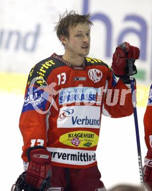 EBEL. Erste Bank Eishockey Bundesliga. KAC gegen Vienna Capitals. Johannes Kirisits (KAC). Klagenfurt, am 30.12.2007.
Foto: Kuess
---
pressefotos, pressefotografie, kuess, qs, qspictures, sport, bild, bilder, bilddatenbank