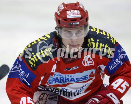 EBEL. Erste Bank Eishockey Bundesliga. KAC gegen Vienna Capitals. David Schuller (KAC). Klagenfurt, am 30.12.2007.
Foto: Kuess
---
pressefotos, pressefotografie, kuess, qs, qspictures, sport, bild, bilder, bilddatenbank