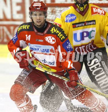 EBEL. Erste Bank Eishockey Bundesliga. KAC gegen Vienna Capitals. Johannes Reichel (KAC). Klagenfurt, am 30.12.2007.
Foto: Kuess
---
pressefotos, pressefotografie, kuess, qs, qspictures, sport, bild, bilder, bilddatenbank