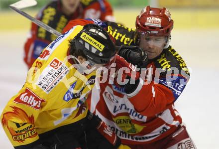 EBEL. Erste Bank Eishockey Bundesliga. KAC gegen Vienna Capitals. Kirk Furey(KAC), Manuel Latusa (Caps). Klagenfurt, am 30.12.2007.
Foto: Kuess
---
pressefotos, pressefotografie, kuess, qs, qspictures, sport, bild, bilder, bilddatenbank
