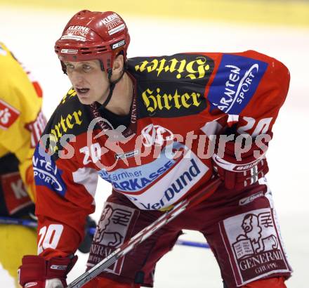 EBEL. Erste Bank Eishockey Bundesliga. KAC gegen Vienna Capitals. Mike Craig (KAC). Klagenfurt, am 30.12.2007.
Foto: Kuess
---
pressefotos, pressefotografie, kuess, qs, qspictures, sport, bild, bilder, bilddatenbank