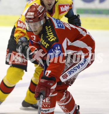 EBEL. Erste Bank Eishockey Bundesliga. KAC gegen Vienna Capitals. Gregor Hager (KAC). Klagenfurt, am 30.12.2007.
Foto: Kuess
---
pressefotos, pressefotografie, kuess, qs, qspictures, sport, bild, bilder, bilddatenbank