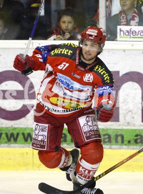 EBEL. Erste Bank Eishockey Bundesliga. KAC gegen Vienna Capitals. Christoph Harand (KAC)). Klagenfurt, am 30.12.2007.
Foto: Kuess
---
pressefotos, pressefotografie, kuess, qs, qspictures, sport, bild, bilder, bilddatenbank