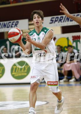 Basketball Bundesliga. Woerthersee Piraten gegen UBSC Graz. Sebastian Schaal (Piraten). Klagenfurt, am 3.1.2008.
Foto: Kuess
---
pressefotos, pressefotografie, kuess, qs, qspictures, sport, bild, bilder, bilddatenbank