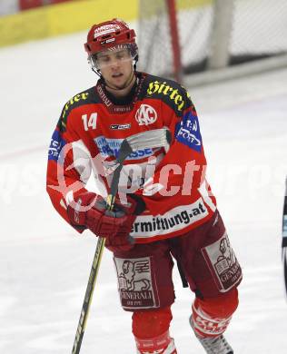 EBEL. Eishockey Bundesliga. VSV gegen KAC. Johannes Reichel (KAC). Villach, am 4.1.2008.
Foto: Kuess
---
pressefotos, pressefotografie, kuess, qs, qspictures, sport, bild, bilder, bilddatenbank