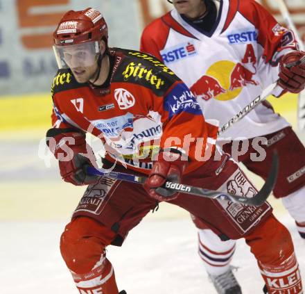 EBEL. Eishockey Bundesliga. KAC gegen EC Red Bull Salzburg. Gregor Hager (KAC). Klagenfurt, am 6.1.2008.
Foto: Kuess
---
pressefotos, pressefotografie, kuess, qs, qspictures, sport, bild, bilder, bilddatenbank