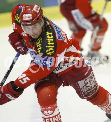 EBEL. Eishockey Bundesliga. KAC gegen EC Red Bull Salzburg. David Schuller (KAC). Klagenfurt, am 6.1.2008.
Foto: Kuess
---
pressefotos, pressefotografie, kuess, qs, qspictures, sport, bild, bilder, bilddatenbank