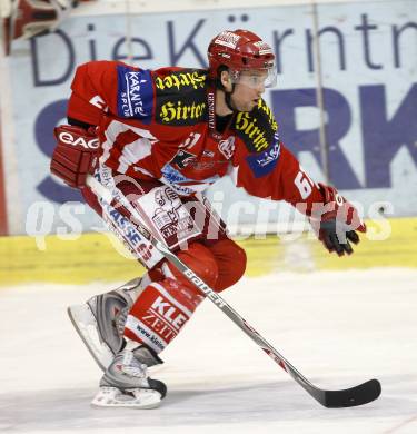 EBEL. Eishockey Bundesliga. KAC gegen EC Red Bull Salzburg. Christoph Harand (KAC). Klagenfurt, am 6.1.2008.
Foto: Kuess
---
pressefotos, pressefotografie, kuess, qs, qspictures, sport, bild, bilder, bilddatenbank