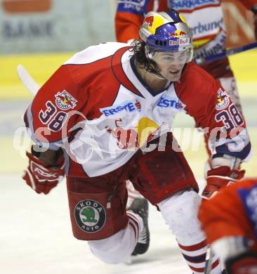 EBEL. Eishockey Bundesliga. KAC gegen EC Red Bull Salzburg. Frank Banham (Salzburg). Klagenfurt, am 6.1.2008.
Foto: Kuess
---
pressefotos, pressefotografie, kuess, qs, qspictures, sport, bild, bilder, bilddatenbank