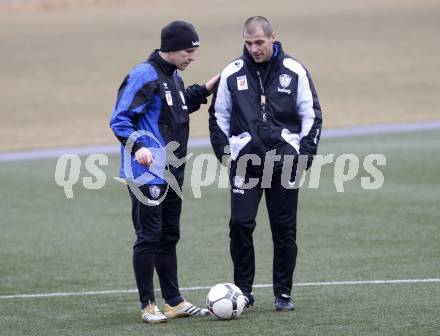 Fussball Bundesliga. Trainingsstart Austria Kaernten. Co-Trainer Dietmar Pegam, Trainer Klaus Schmidt. Klagenfurt, am 7.1.2008.
Foto: Kuess
---
pressefotos, pressefotografie, kuess, qs, qspictures, sport, bild, bilder, bilddatenbank