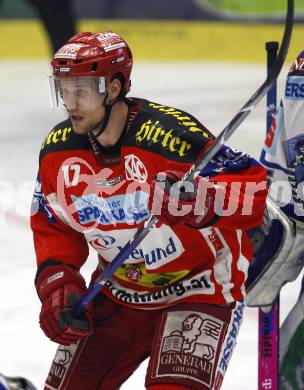 EBEL. Eishockey Bundesliga. VSV gegen KAC. Gregor Hager (KAC). Villach, am 11.1.2008.
Foto: Kuess
---
pressefotos, pressefotografie, kuess, qs, qspictures, sport, bild, bilder, bilddatenbank