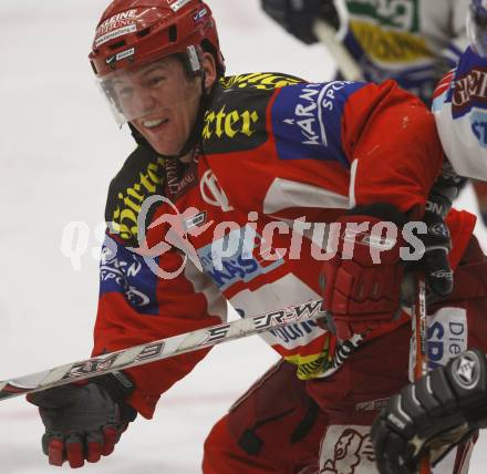 EBEL. Eishockey Bundesliga. VSV gegen KAC. Chad Hinz (KAC). Villach, am 11.1.2008.
Foto: Kuess
---
pressefotos, pressefotografie, kuess, qs, qspictures, sport, bild, bilder, bilddatenbank