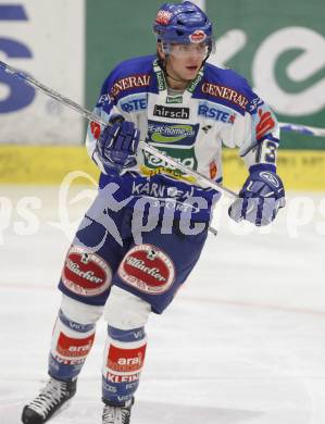 EBEL. Eishockey Bundesliga. VSV gegen KAC. Benjamin Petrik (VSV). Villach, am 11.1.2008.
Foto: Kuess
---
pressefotos, pressefotografie, kuess, qs, qspictures, sport, bild, bilder, bilddatenbank