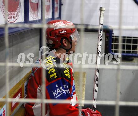 EBEL. Eishockey Bundesliga. VSV gegen KAC. Hinter Gittern. Strafbank. Chad Hinz (KAC). Villach, am 11.1.2008.
Foto: Kuess
---
pressefotos, pressefotografie, kuess, qs, qspictures, sport, bild, bilder, bilddatenbank