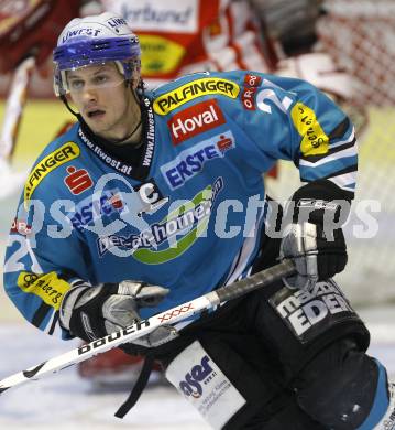 EBEL. Eishockey Bundesliga. KAC gegen EHC Liwest Linz. Philipp Lukas (Linz). Klagenfurt, am 13.1.2008.
Foto: Kuess
---
pressefotos, pressefotografie, kuess, qs, qspictures, sport, bild, bilder, bilddatenbank