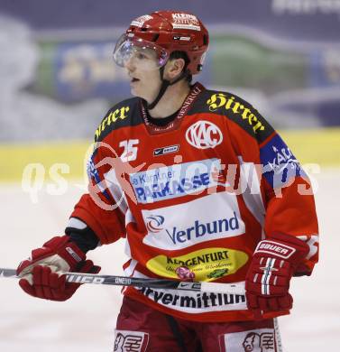 EBEL. Eishockey Bundesliga. KAC gegen EHC Liwest Linz. Kirk Furey (KAC). Klagenfurt, am 13.1.2008.
Foto: Kuess
---
pressefotos, pressefotografie, kuess, qs, qspictures, sport, bild, bilder, bilddatenbank