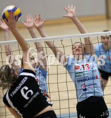 Volleyball OEVV Cup. ATSC Wildcats gegen Hartberg. Katharina Grafenauer, Sigrid Sumper (Wildcats). Klagenfurt, am 20.1.2008.
Foto: Kuess 
---
pressefotos, pressefotografie, kuess, qs, qspictures, sport, bild, bilder, bilddatenbank