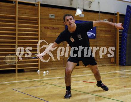 Fussball, Badminton. Gemeinsames Training SK Austria Kaernten, ASKOE Kelag Kaernten. Alexander Saric. Klagenfurt, am 21.1.2008.
Foto: Kuess
---
pressefotos, pressefotografie, kuess, qs, qspictures, sport, bild, bilder, bilddatenbank