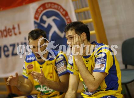 Volleyball. Challenge Cup. SK Aich/Dob gegen VC Rotterdam Nesselande.
Jure Kvesic, David Slatinsek (Aich/Dob). Prevalje, 23.1.2008
Foto: Kuess
---
pressefotos, pressefotografie, kuess, qs, qspictures, sport, bild, bilder, bilddatenbank