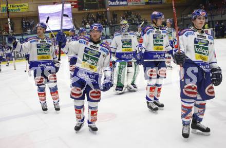 EBEL Eishockey Bundesliga. VSV gegen Vienna Capitals. Torjubel VSV. Jubel (VSV). Villach, am 24.1.2008.
Foto: Kuess
---
pressefotos, pressefotografie, kuess, qs, qspictures, sport, bild, bilder, bilddatenbank