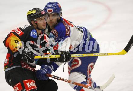 EBEL Eishockey Bundesliga. VSV gegen Vienna Capitals. Martin Oraze (VSV), Yuri Tsurenkov (Caps). Villach, am 24.1.2008.
Foto: Kuess
---
pressefotos, pressefotografie, kuess, qs, qspictures, sport, bild, bilder, bilddatenbank