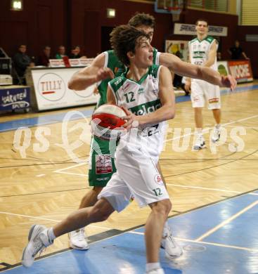 Basketball Bundesliga. Woerthersee Piraten gegen Kapfenberg Bulls. Sebastian Schaal (Piraten). Klagenfurt, am 27.1.2008.
Foto: Kuess
---
pressefotos, pressefotografie, kuess, qs, qspictures, sport, bild, bilder, bilddatenbank