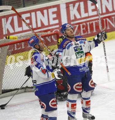 EBEL Eishockey Bundesliga. VSV gegen Vienna Capitals. Daniel Gauthier, Marc Brown (VSV). Villach, am 24.1.2008.
Foto: Kuess
---
pressefotos, pressefotografie, kuess, qs, qspictures, sport, bild, bilder, bilddatenbank