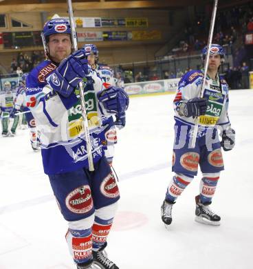 EBEL Eishockey Bundesliga. VSV gegen Vienna Capitals. Guenther Lanzinger, Wolfgang Kromp (VSV). Villach, am 24.1.2008.
Foto: Kuess
---
pressefotos, pressefotografie, kuess, qs, qspictures, sport, bild, bilder, bilddatenbank