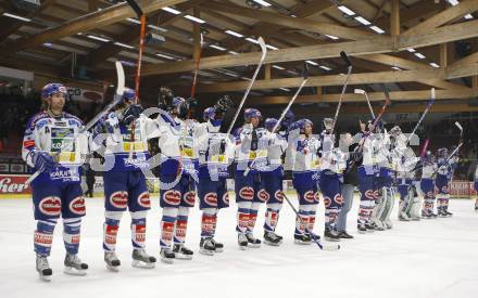 EBEL Eishockey Bundesliga. VSV gegen Vienna Capitals. Der VSV bedankt sich bei den Fans (VSV). Villach, am 24.1.2008.
Foto: Kuess
---
pressefotos, pressefotografie, kuess, qs, qspictures, sport, bild, bilder, bilddatenbank