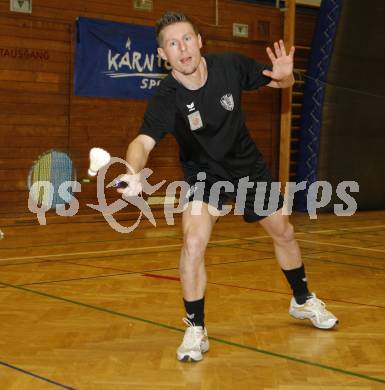 Fussball, Badminton. Gemeinsames Training SK Austria Kaernten, ASKOE Kelag Kaernten. Gernot Plassnegger. Klagenfurt, am 21.1.2008.
Foto: Kuess
---
pressefotos, pressefotografie, kuess, qs, qspictures, sport, bild, bilder, bilddatenbank