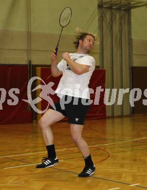 Fussball, Badminton. Gemeinsames Training SK Austria Kaernten, ASKOE Kelag Kaernten. Andreas Schranz. Klagenfurt, am 21.1.2008.
Foto: Kuess
---
pressefotos, pressefotografie, kuess, qs, qspictures, sport, bild, bilder, bilddatenbank