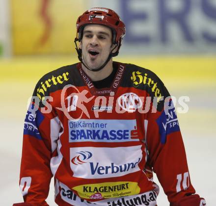 EBEL. Eishockey Bundesliga. Ehrenrunde KAC. KAC gegen VSV. Warren Norris (KAC). Klagenfurt, am 29.1.2008.
Foto: Kuess
---
pressefotos, pressefotografie, kuess, qs, qspictures, sport, bild, bilder, bilddatenbank