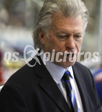 EBEL. Eishockey Bundesliga.  KAC gegen VSV. Trainer Greg Holst (VSV). Klagenfurt, am 29.1.2008.
Foto: Kuess
---
pressefotos, pressefotografie, kuess, qs, qspictures, sport, bild, bilder, bilddatenbank