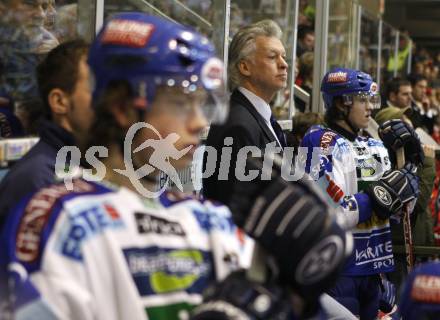 EBEL. Eishockey Bundesliga. Ehrenrunde KAC. KAC gegen VSV. Trainer Greg Holst (VSV). Klagenfurt, am 29.1.2008.
Foto: Kuess
---
pressefotos, pressefotografie, kuess, qs, qspictures, sport, bild, bilder, bilddatenbank