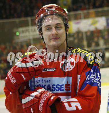 EBEL. Eishockey Bundesliga. Ehrenrunde KAC. KAC gegen VSV. David Schuller (KAC). Klagenfurt, am 29.1.2008.
Foto: Kuess
---
pressefotos, pressefotografie, kuess, qs, qspictures, sport, bild, bilder, bilddatenbank