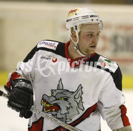 Eishockey Oberliga. Tarco Woelfe gegen Die 48er Wien. Peter Mateicka (Tarco). Klagenfurt, am 2.2.2008.
Foto: Kuess
---
pressefotos, pressefotografie, kuess, qs, qspictures, sport, bild, bilder, bilddatenbank