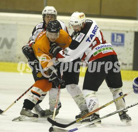 Eishockey Oberliga. Tarco Woelfe gegen Die 48er Wien. Markus Zechner, Josef Sulzbacher (Tarco). Klagenfurt, am 2.2.2008.
Foto: Kuess
---
pressefotos, pressefotografie, kuess, qs, qspictures, sport, bild, bilder, bilddatenbank