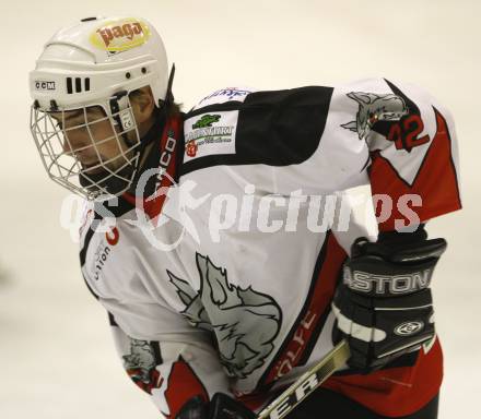 Eishockey Oberliga. Tarco Woelfe gegen Die 48er Wien. Herbert Diamant (Tarco). Klagenfurt, am 2.2.2008.
Foto: Kuess
---
pressefotos, pressefotografie, kuess, qs, qspictures, sport, bild, bilder, bilddatenbank