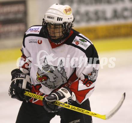 Eishockey Oberliga. Tarco Woelfe gegen Die 48er Wien. Manfred Schoklitsch (Tarco). Klagenfurt, am 2.2.2008.
Foto: Kuess
---
pressefotos, pressefotografie, kuess, qs, qspictures, sport, bild, bilder, bilddatenbank