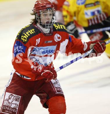 EBEL. Eishockey Bundesliga. KAC gegen Vienna Capitals. Silvio Jakobitsch (KAC).  Klagenfurt. am 3.2.2008.
Foto: Kuess
---
pressefotos, pressefotografie, kuess, qs, qspictures, sport, bild, bilder, bilddatenbank