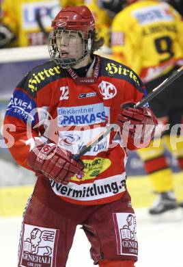 EBEL. Eishockey Bundesliga. KAC gegen Vienna Capitals. Thomas Hundertpfund (KAC).  Klagenfurt. am 3.2.2008.
Foto: Kuess
---
pressefotos, pressefotografie, kuess, qs, qspictures, sport, bild, bilder, bilddatenbank