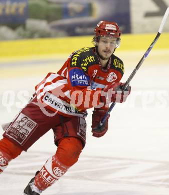 EBEL. Eishockey Bundesliga. KAC gegen Vienna Capitals. Johannes Kirisits (KAC).  Klagenfurt. am 3.2.2008.
Foto: Kuess
---
pressefotos, pressefotografie, kuess, qs, qspictures, sport, bild, bilder, bilddatenbank