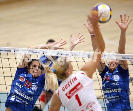 Volleyball MEVZA. ATSC Wildcats gegen Branik Maribor. Mojca Dolinar, Kerstin Pichler (Wildcats). Klagenfurt, am 9.2.2008.
Foto: Kuess
---
pressefotos, pressefotografie, kuess, qs, qspictures, sport, bild, bilder, bilddatenbank