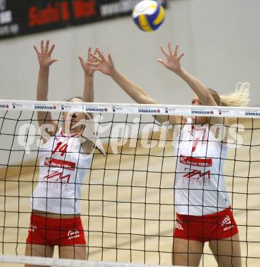 Volleyball MEVZA. ATSC Wildcats gegen Branik Maribor. Jelena Tosic, Maja Gustin (Maribor). Klagenfurt, am 9.2.2008.
Foto: Kuess
---
pressefotos, pressefotografie, kuess, qs, qspictures, sport, bild, bilder, bilddatenbank