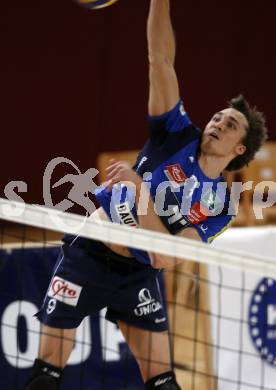 Volleyball OEVV Cup Herren. Hypo VBK Klagenfurt gegen Tirol. Matthias Mellitzer (Tirol). Klagenfurt, am 17.2.2008.
Foto: Kuess
---
pressefotos, pressefotografie, kuess, qs, qspictures, sport, bild, bilder, bilddatenbank