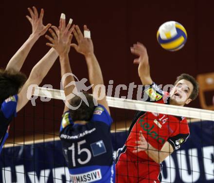 Volleyball OEVV Cup Herren. Hypo VBK Klagenfurt gegen Tirol. Alexander Xandi HUber (Klagenfurt). Klagenfurt, am 17.2.2008.
Foto: Kuess
---
pressefotos, pressefotografie, kuess, qs, qspictures, sport, bild, bilder, bilddatenbank