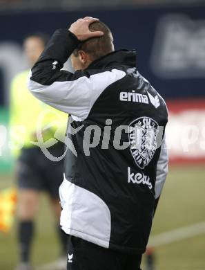 Fussball. T-Mobile Bundesliga. SK Austria Kaernten gegen SK Rapid Wien. Trainer Klaus Schmidt (Kaernten). Klagenfurt, am 16.2.2008.
Foto: Kuess
---
pressefotos, pressefotografie, kuess, qs, qspictures, sport, bild, bilder, bilddatenbank